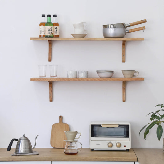 Enhance Your Home with a Natural Wood Wall Shelf