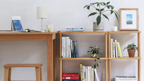 Storage Ideas for Small Rooms: Narrow Wooden Bookcases