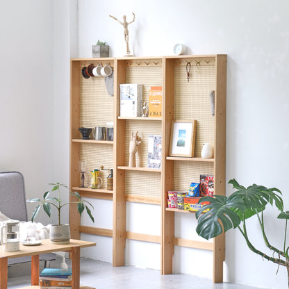 Wood Rattan Shelf