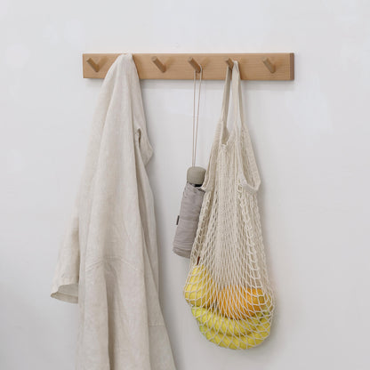 Solid Wood Hooks Rack