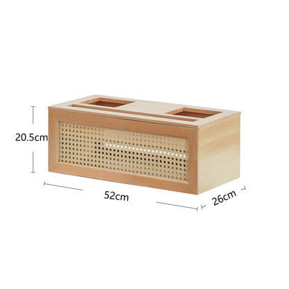 Rattan Router Storage Box