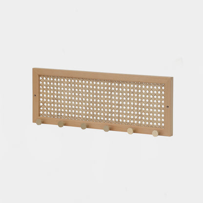 Rattan Wall Hooks Rack