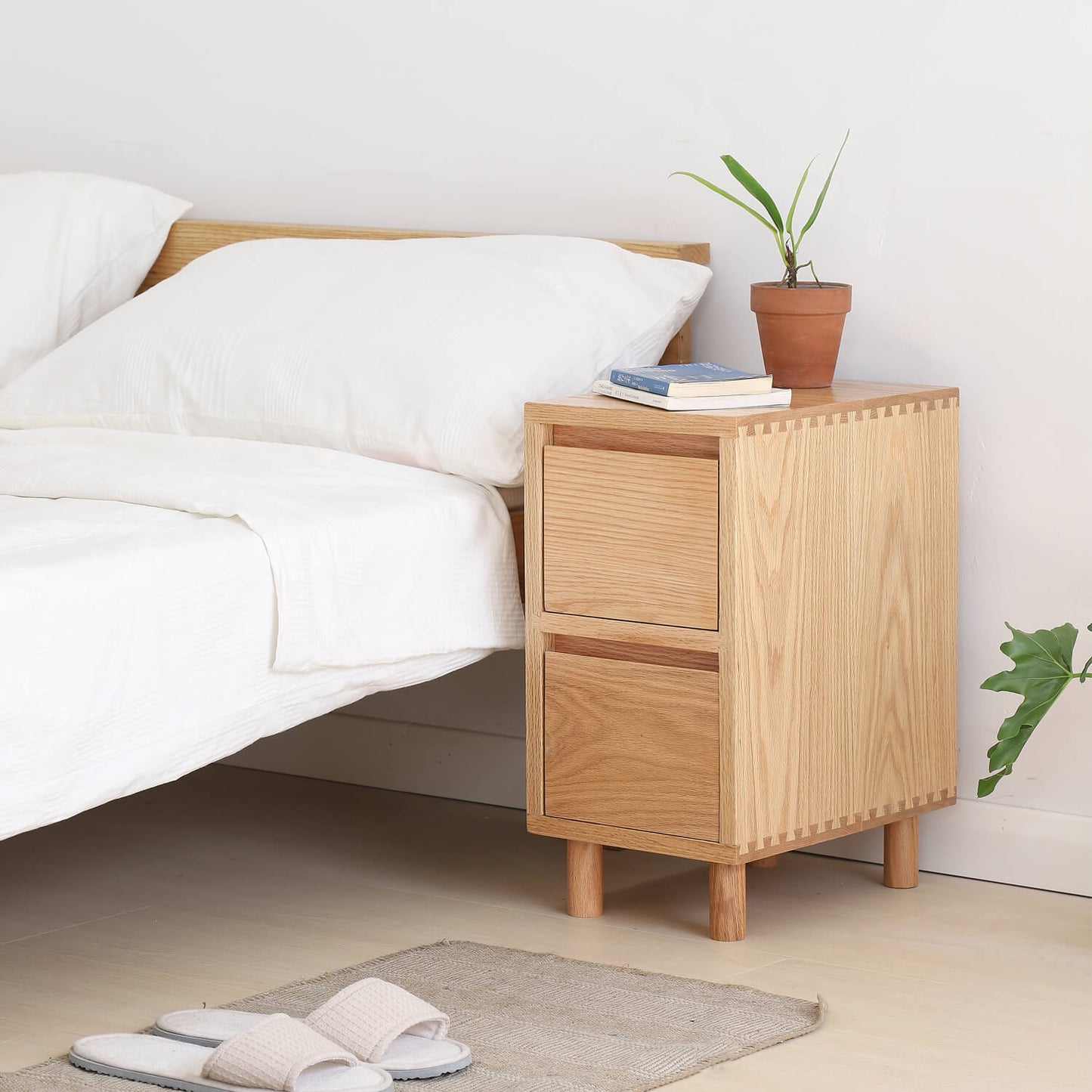 Small Nightstand with Drawers