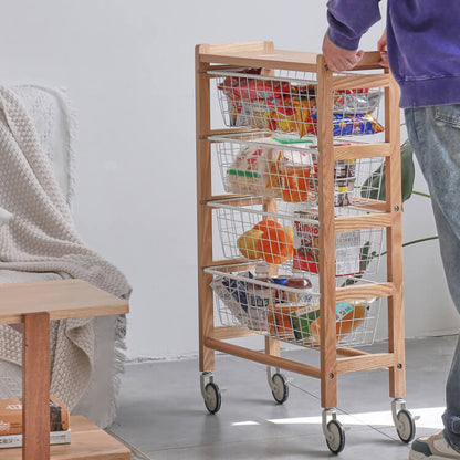 Snack Organizer Storage Cart