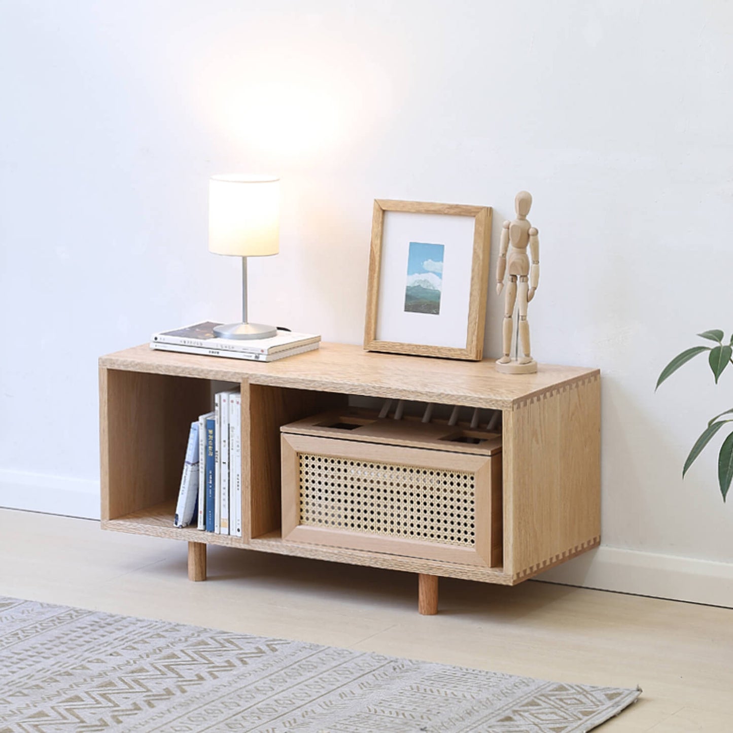 Natural Wood TV Stand