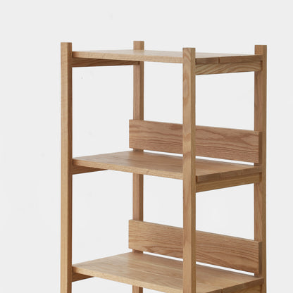 Natural Wood Bookshelf