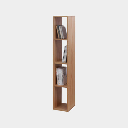 Adjustable Slim Custom Wooden Bookcase