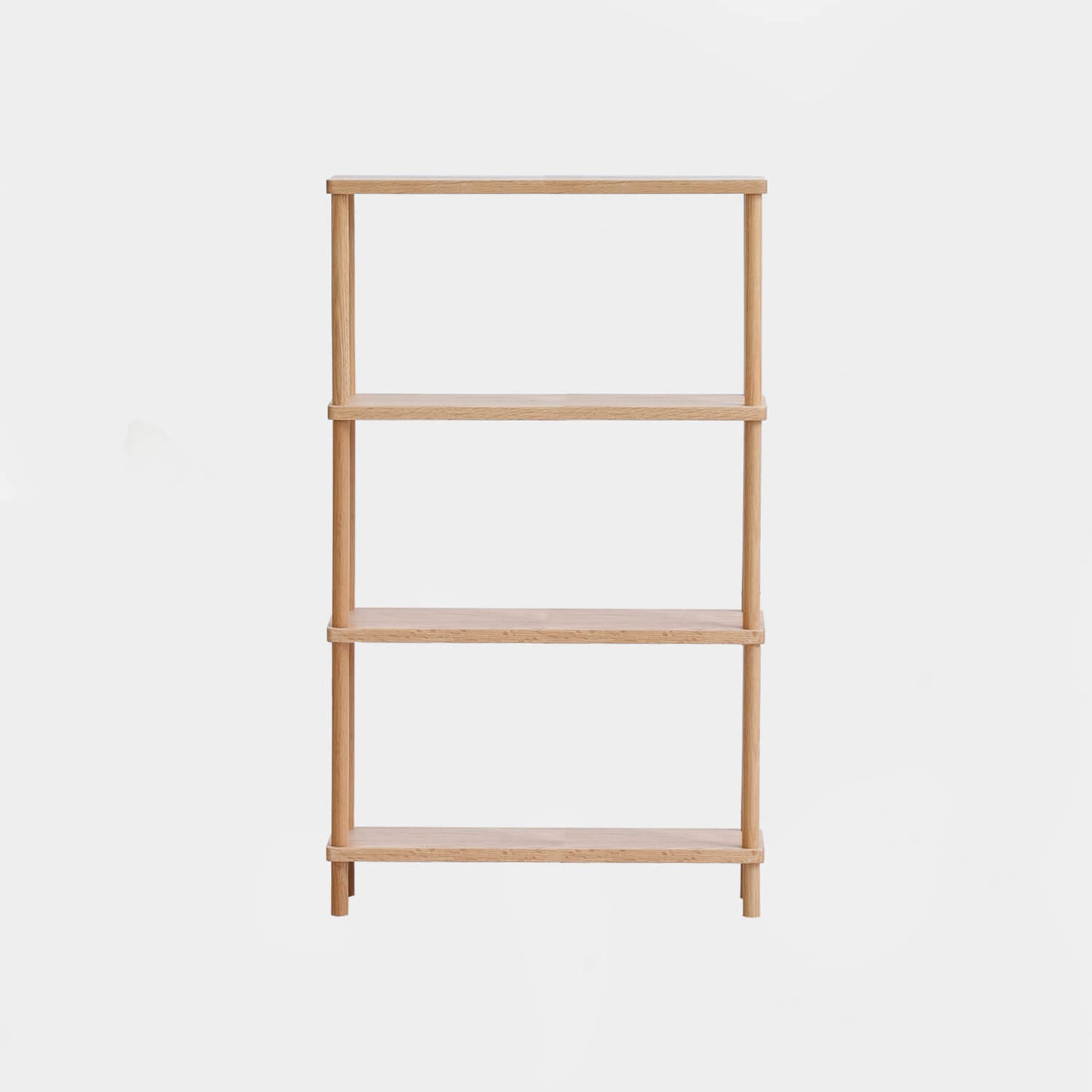 Empty Tall Narrow Shelving Unit in Living Room

