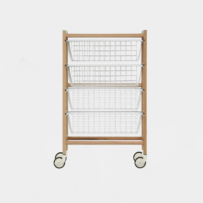 Pull Out Storage Baskets Shelf